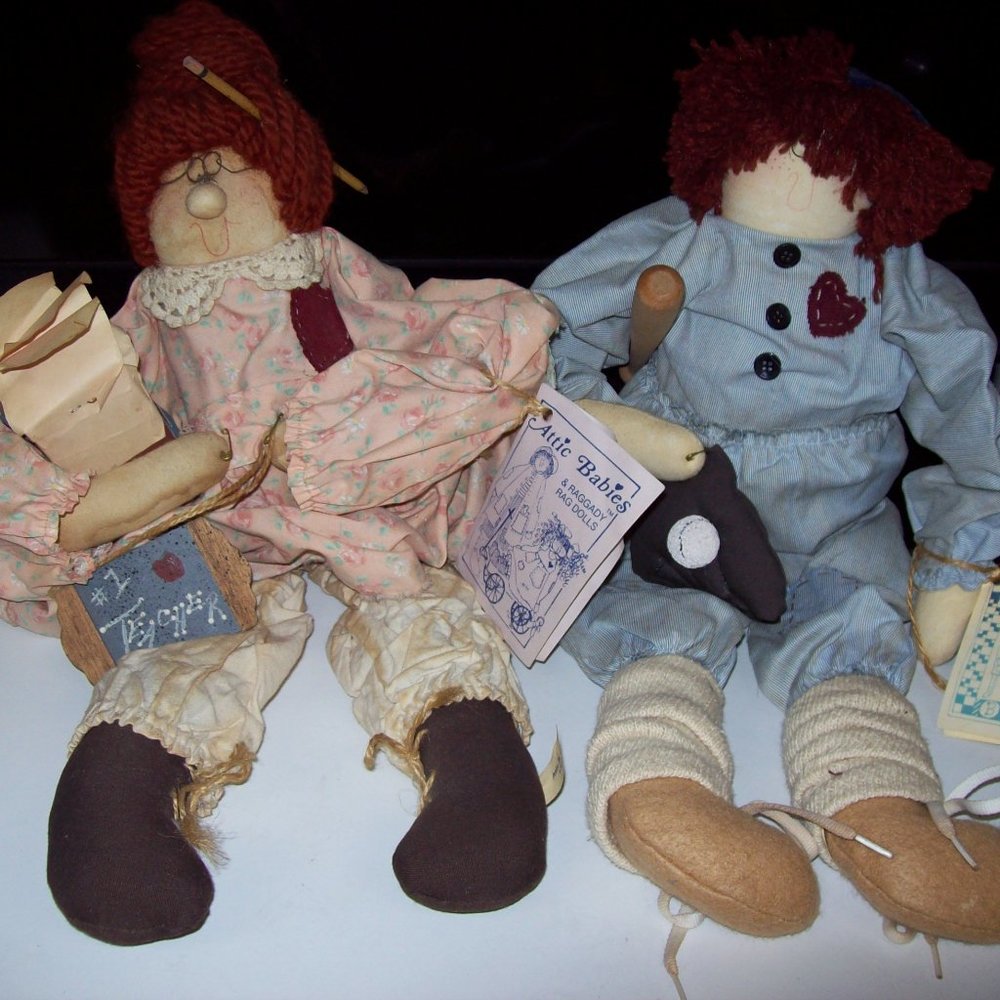 Attic Babies Marty Maschino Vintage Prudence Teacher & Sceetin Scooter